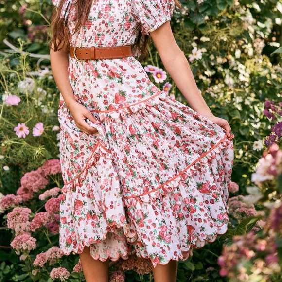 LoveShackFancy Masie Dress size Petite XS - Picture 2 of 6